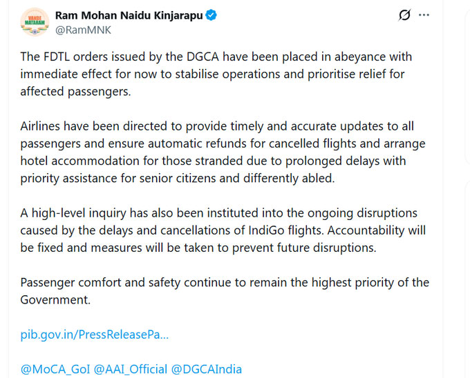 IndiGo Hundreds Flights Cancelled Even Today From Many Airports