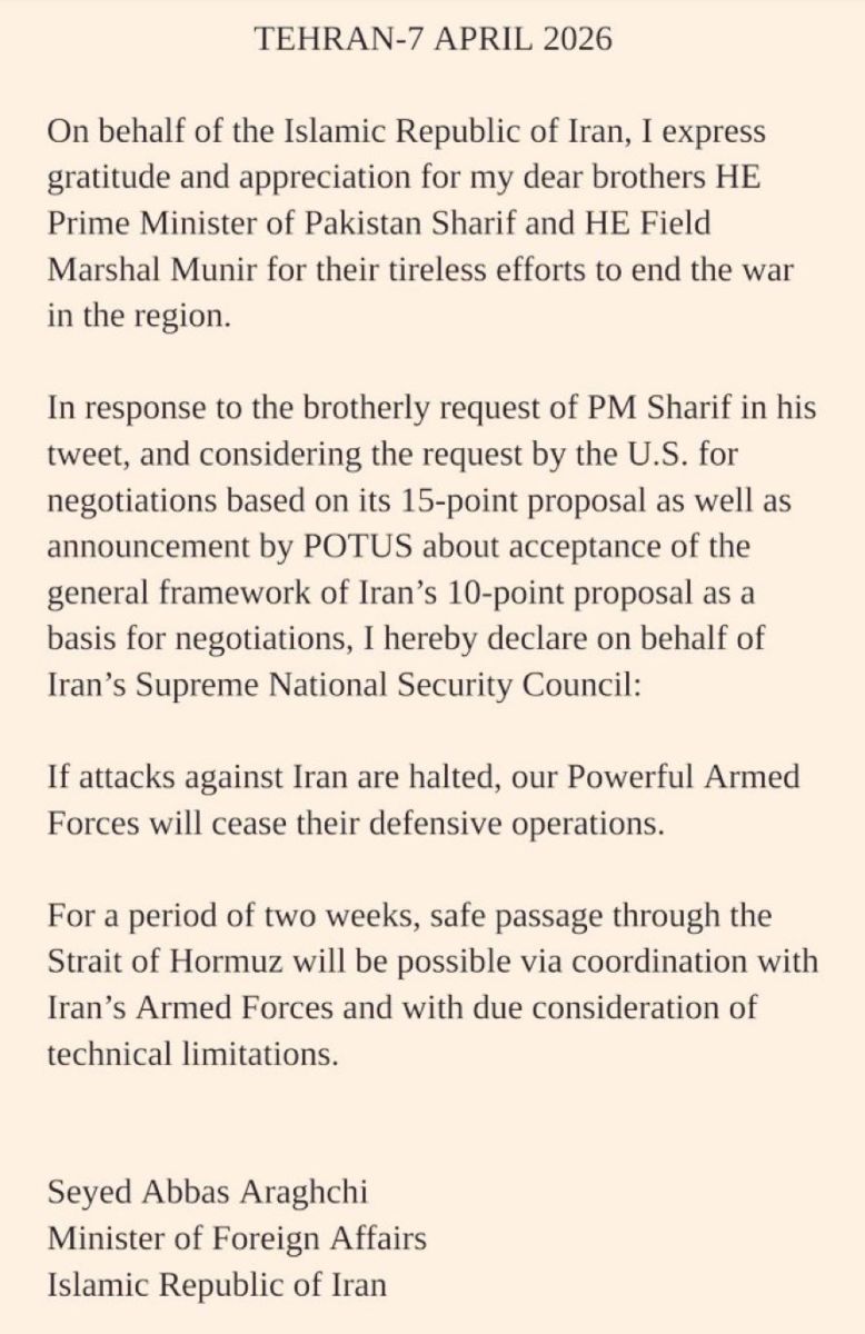 Iran-America Ceasefire Middle East War World Breaking News