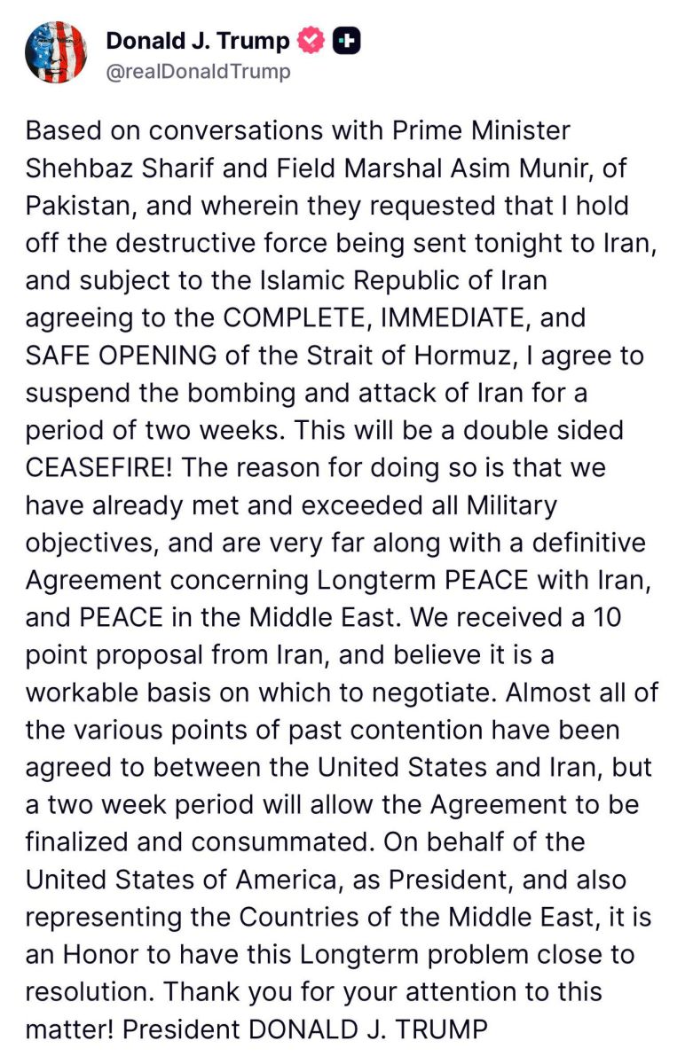 Iran-America Ceasefire Middle East War World Breaking News