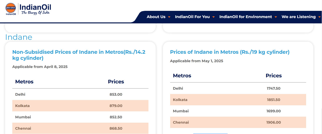 LPG Cylinder Price Reduce