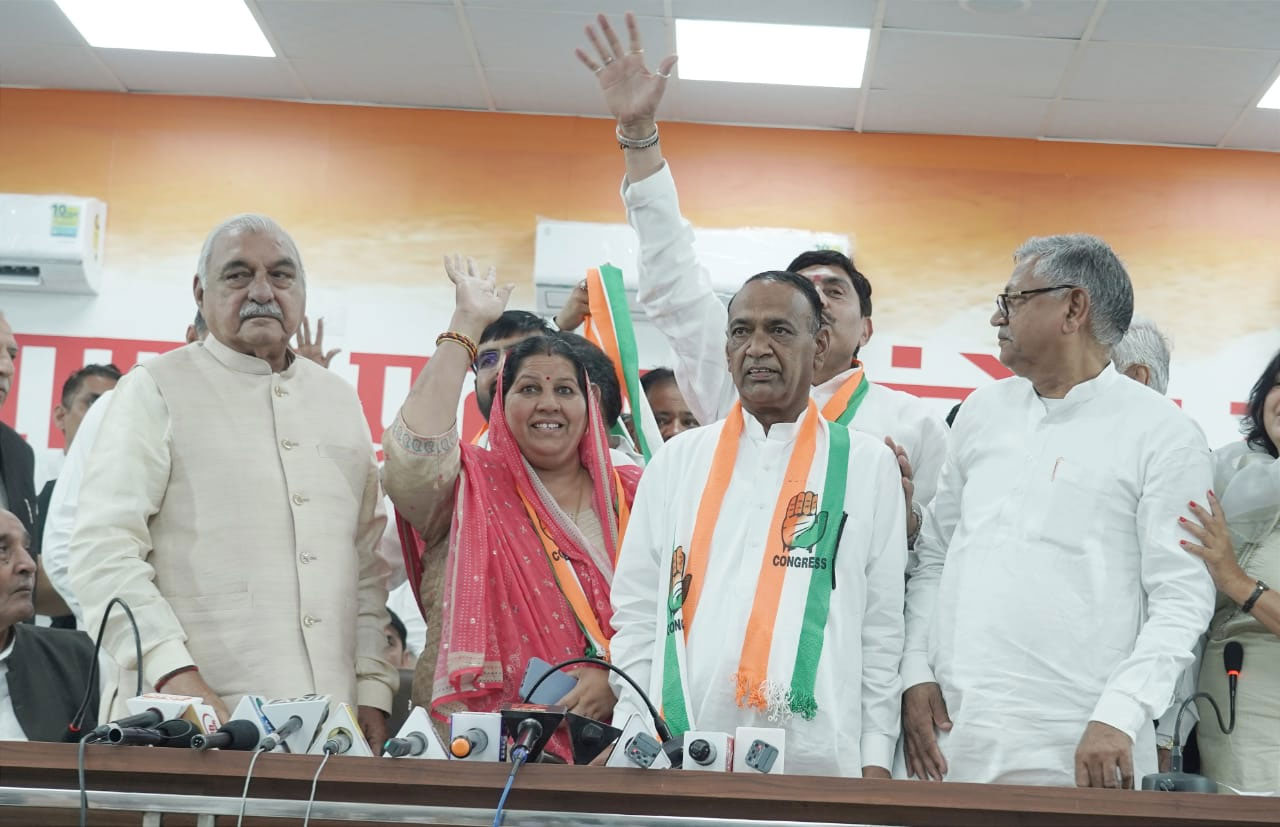 Leaders Joins Congress in Haryana