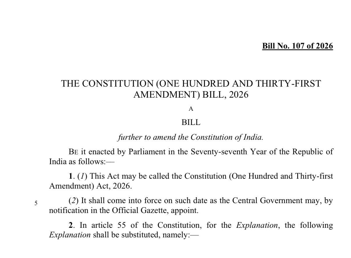 Lok Sabha Seats Could Increase From 543 To 850 Central Govt Proposal
