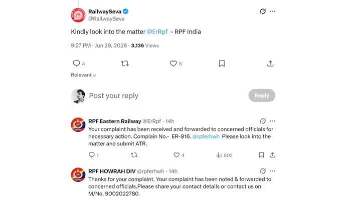 Man Obscene Behave With Train Woman Viral Video RPF Action