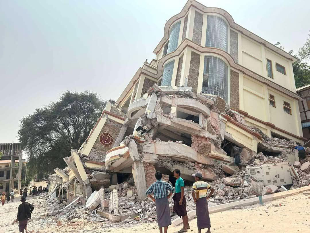 Myanmar-Thailand Massive Earthquake Buildings Collapse Video