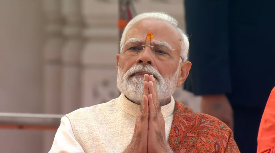 PM Modi Ram Janmabhoomi Mandir Dhwajarohan Ceremony News