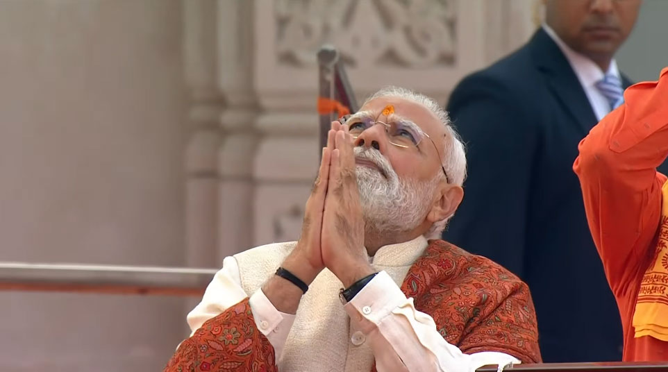 PM Modi Ram Janmabhoomi Mandir Dhwajarohan Ceremony News