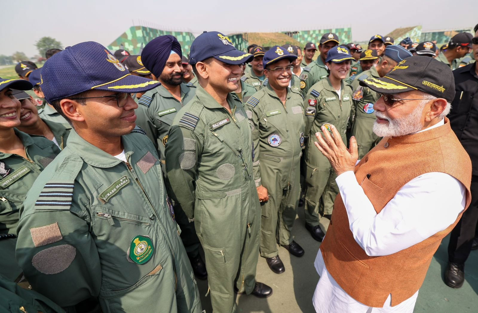 PM Modi at Adampur Air Base