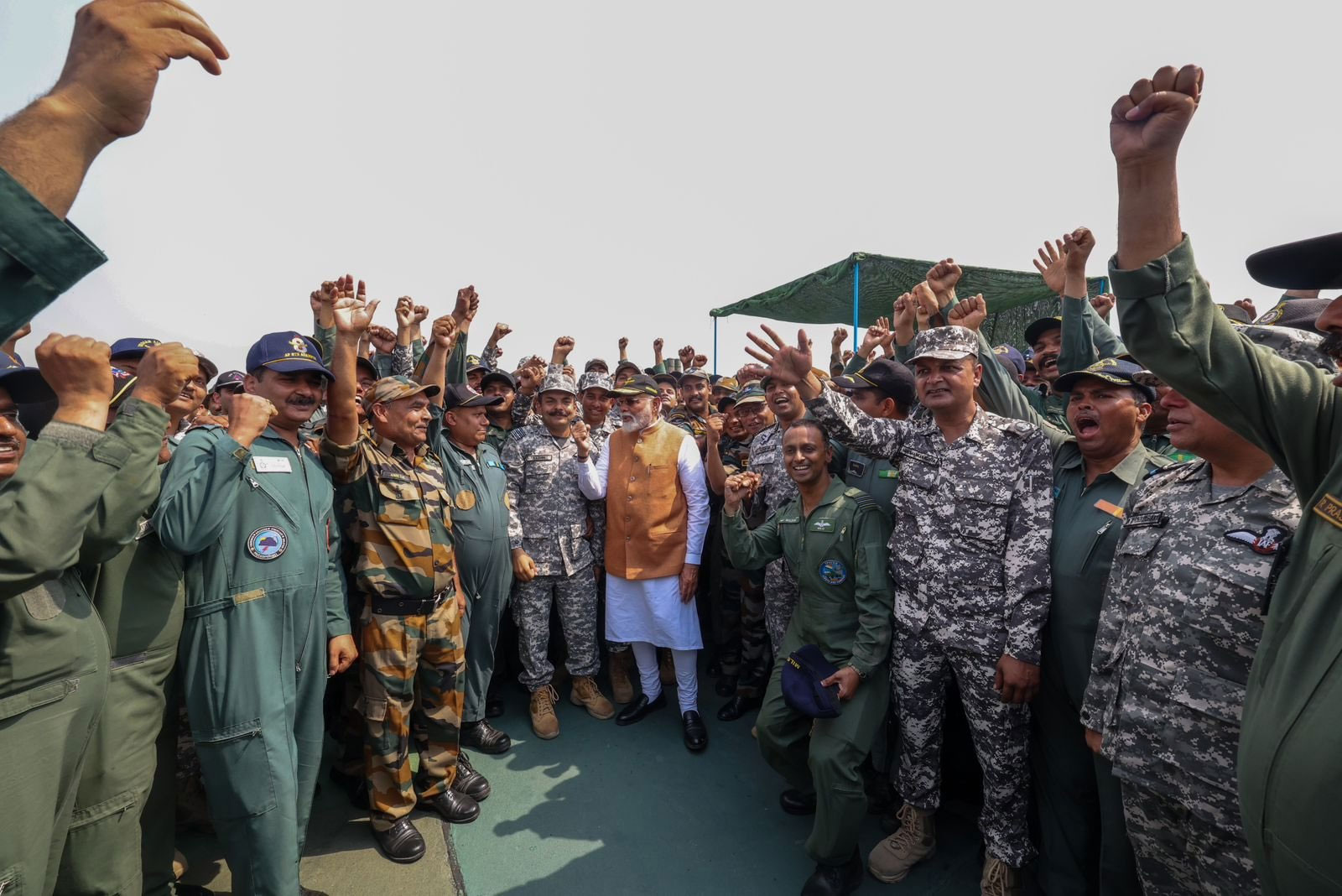 PM Modi at Adampur Air Base