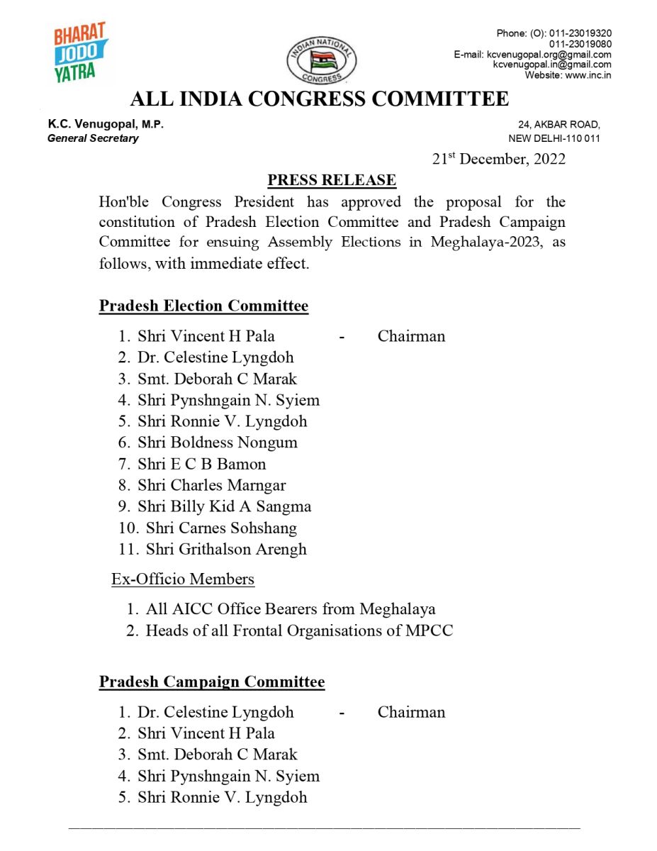 Meghalaya 2023 Assembly Elections