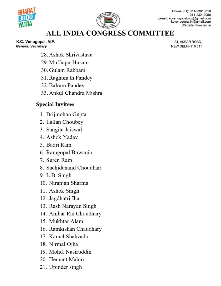 Office Bearers and Executive Committee