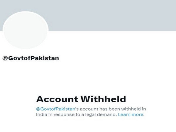 Pakistan Government Twitter Account Banned in India