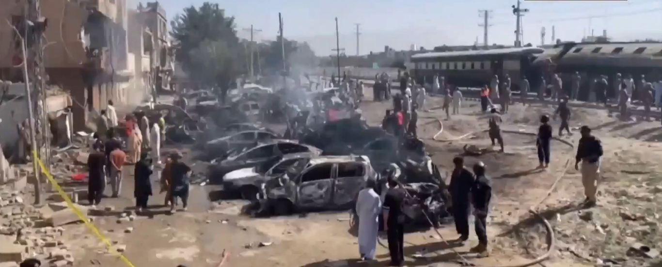 Pakistan Quetta Railway Track Blast