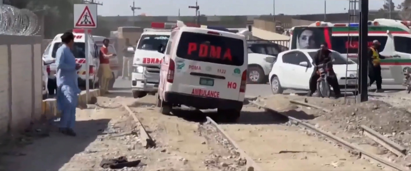 Pakistan Quetta Railway Track Blast