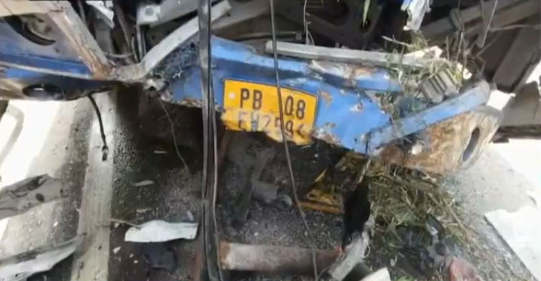 Punjab Big Road Accident PRTC Bus and Pickup Collide in Jalandhar