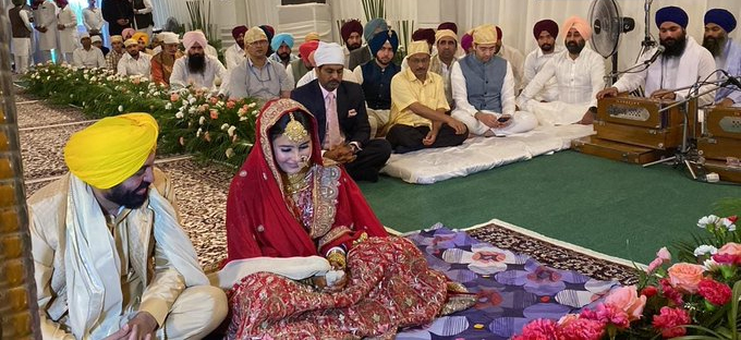 Punjab CM Bhagwant Mann Marriage with Dr Gurpreet Kaur