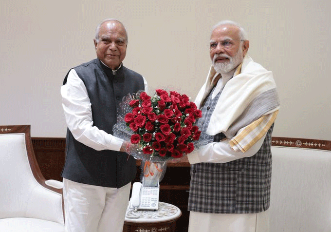  Punjab Governor Banwari Lal Purohit Met PM Modi Update