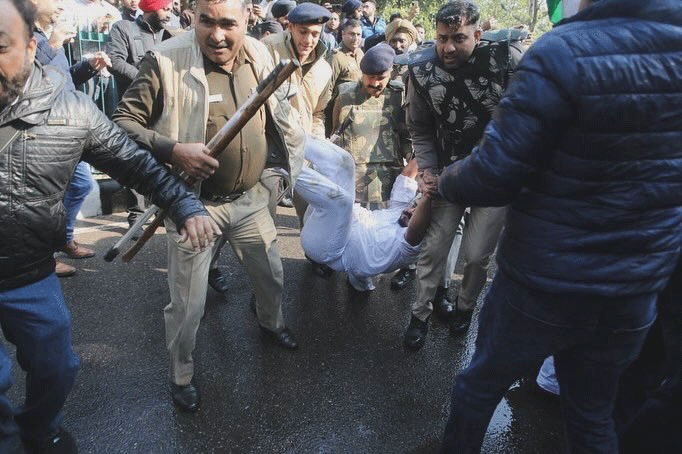 Punjab Youth Congress Protest In Chandigarh