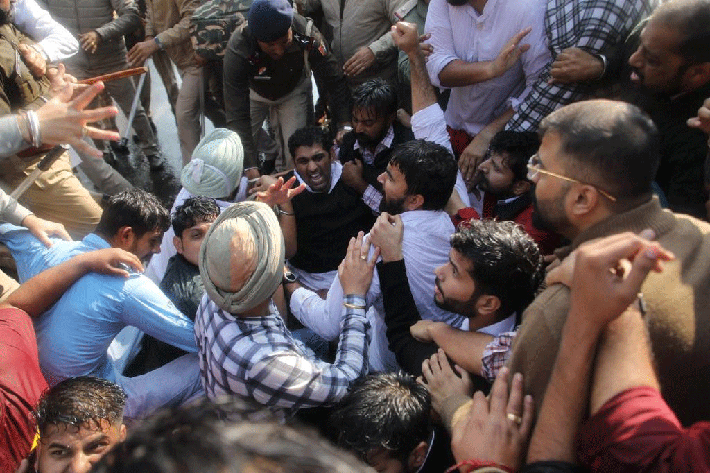 Punjab Youth Congress Protest In Chandigarh