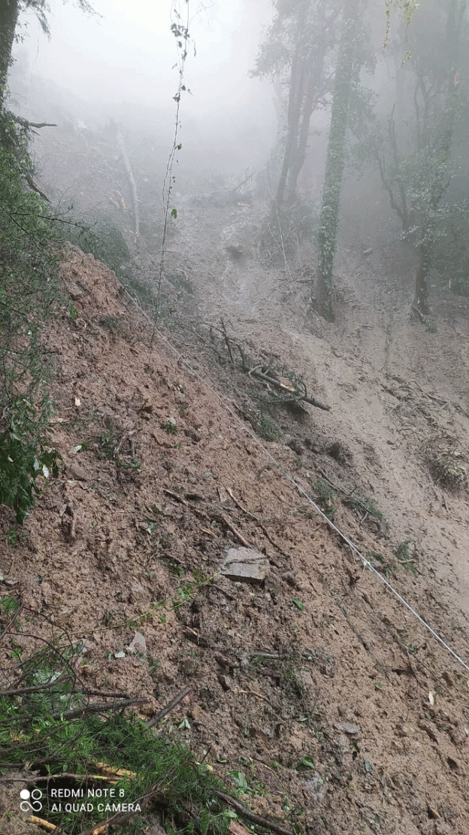 Shimla Railway Track Washed Away
