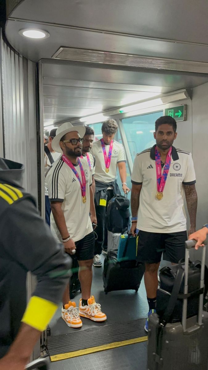 Team India Arrives Delhi After ICC T20 World Cup Victory 2024