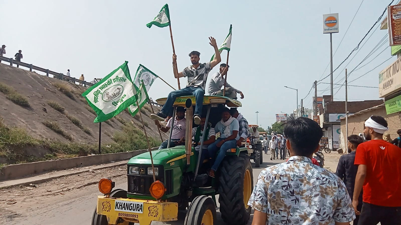 Haryana Protesting Farmers Block NH-44