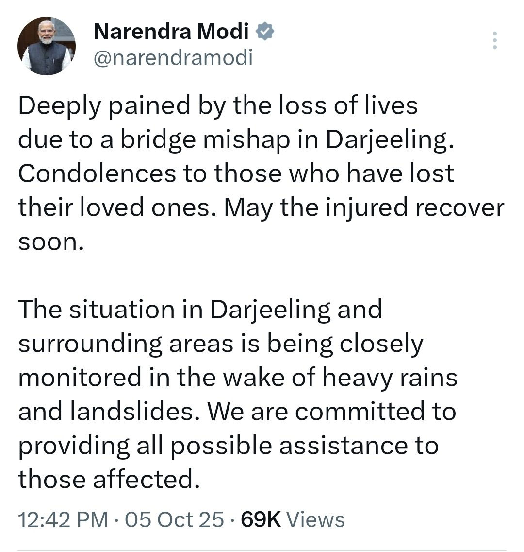 West Bengal Darjeeling Heavy Rain Massive Landslide Many Casualties