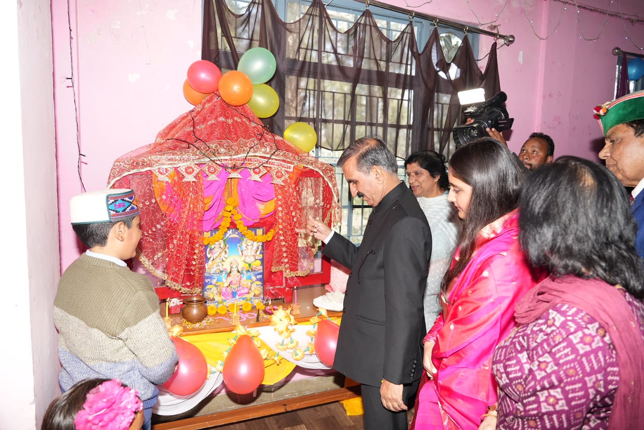 CM Sukhu Celebrate Diwali in Balika Ashram