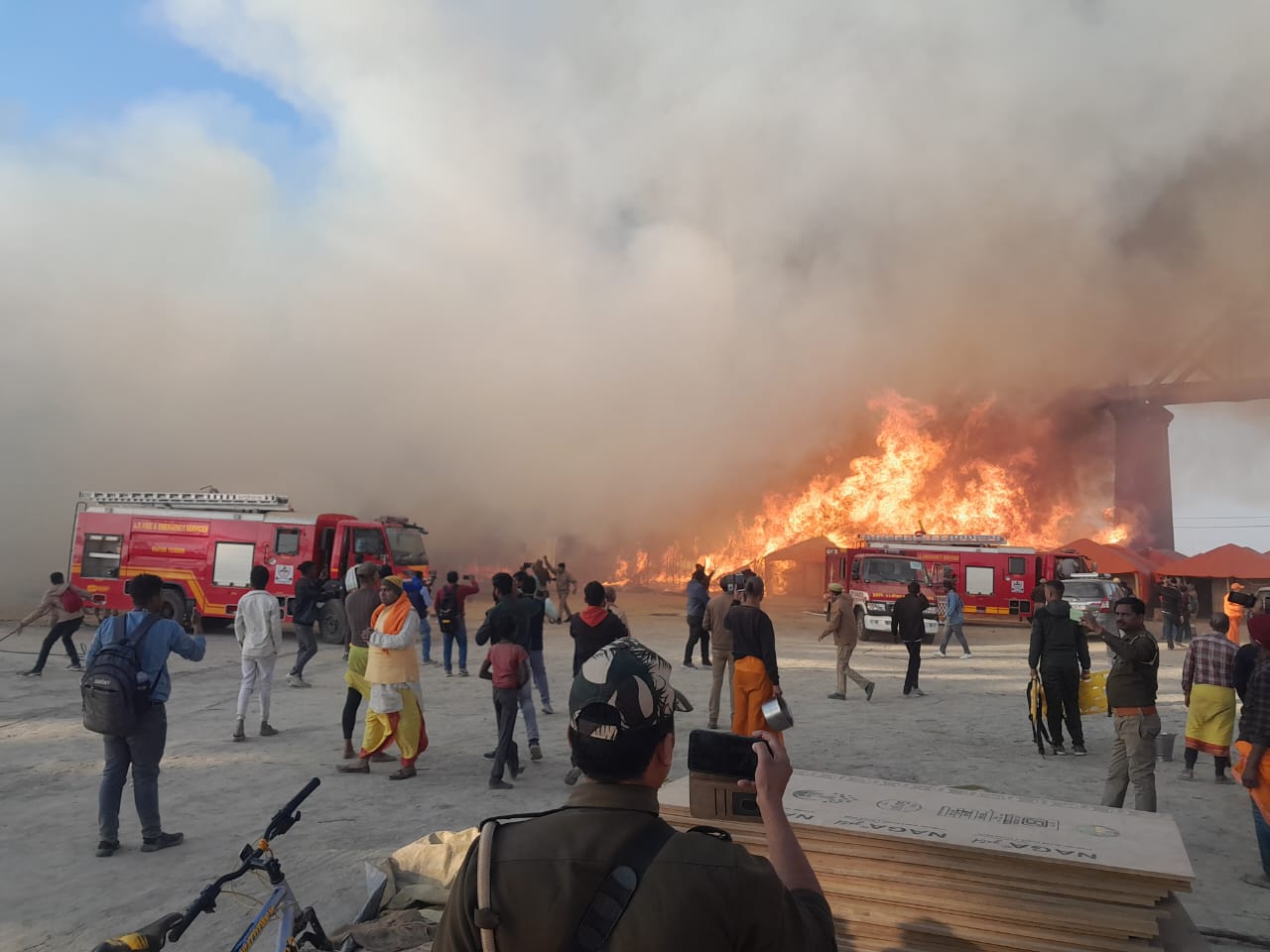 Fire in Maha Kumbh