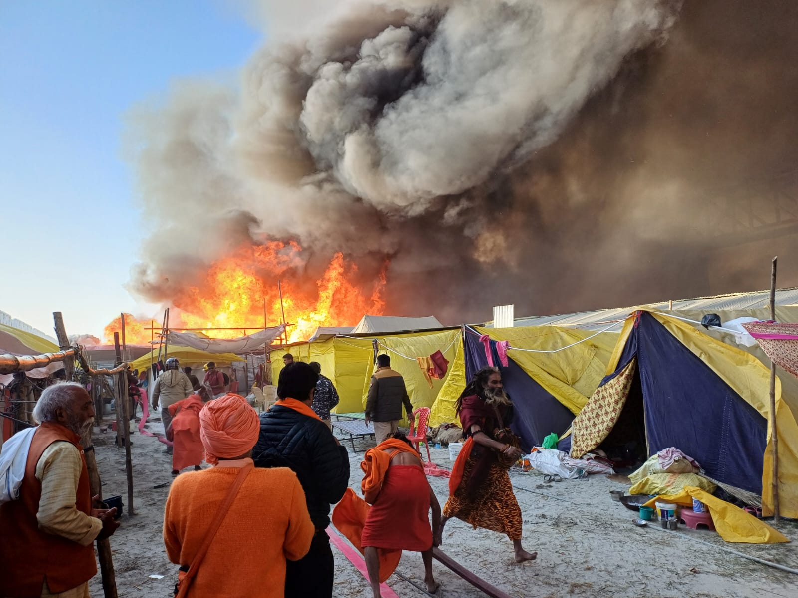 Fire in Maha Kumbh
