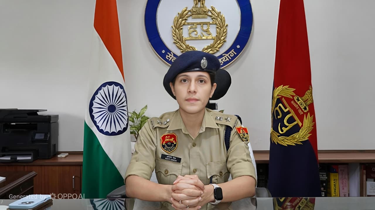  Panchkula New DCP Aditi Singh