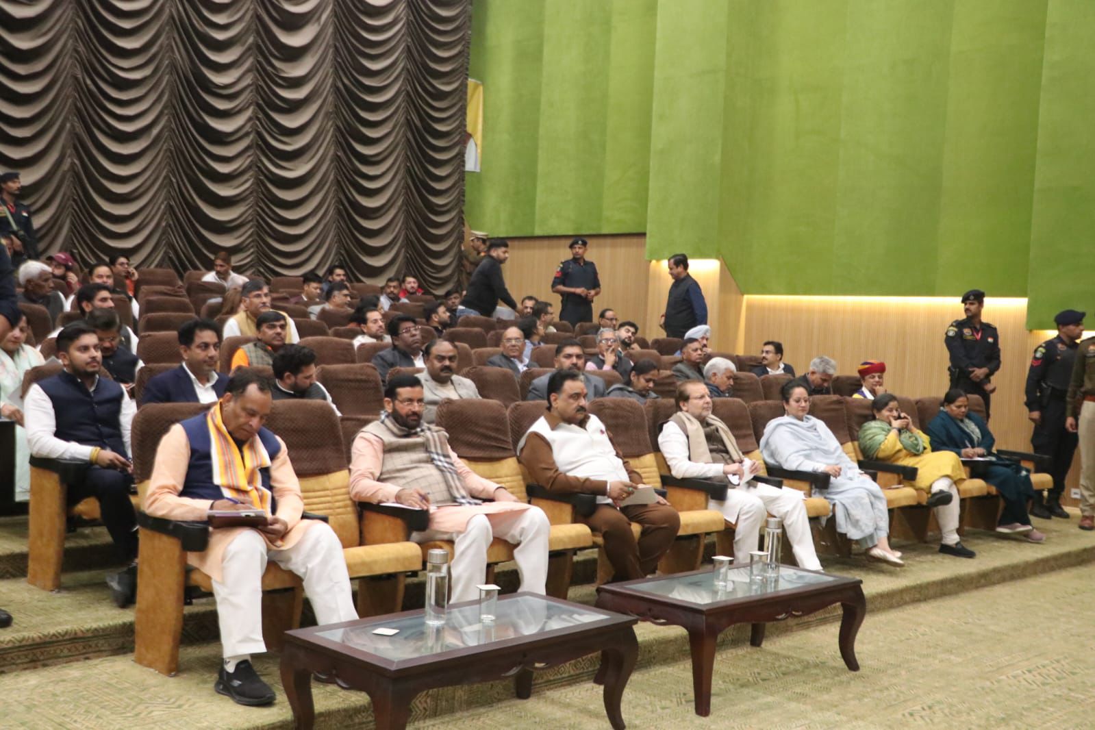 Chief Minister Nayab Saini and State President Mohan Lal Badoli