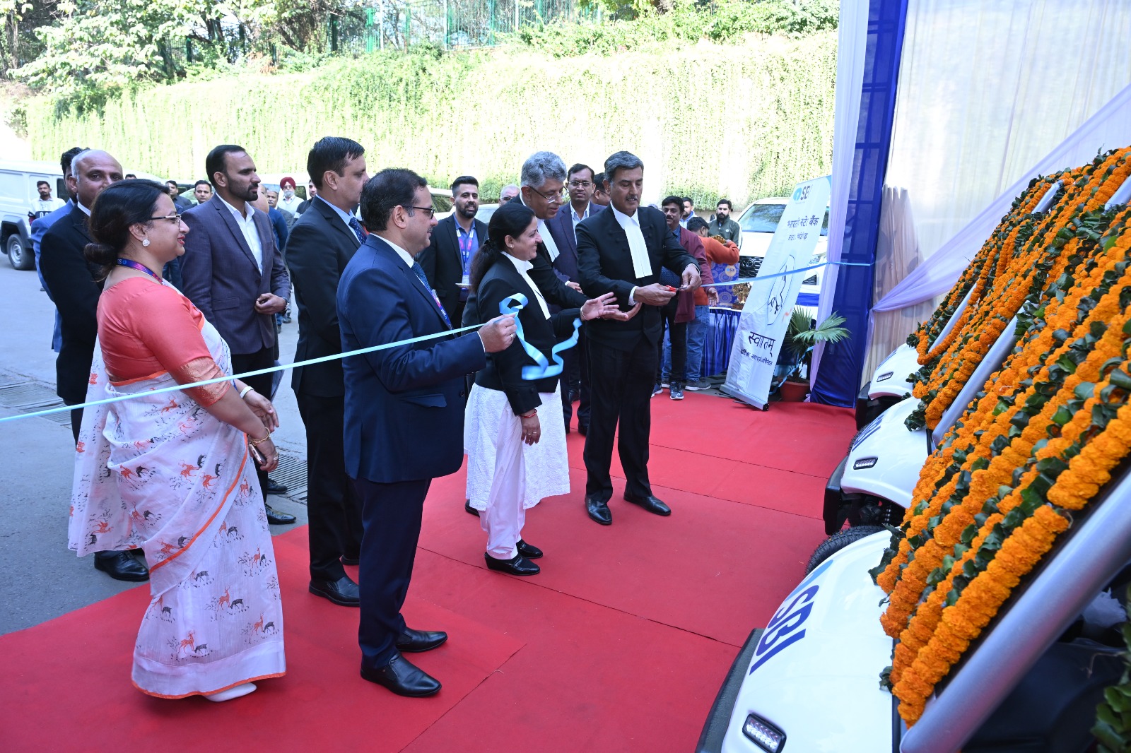 State Bank of India Donates Ambulance and E-Carts