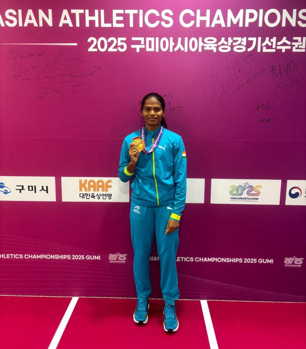 SRMU wins gold medal in 26th Asian Athletics Championship