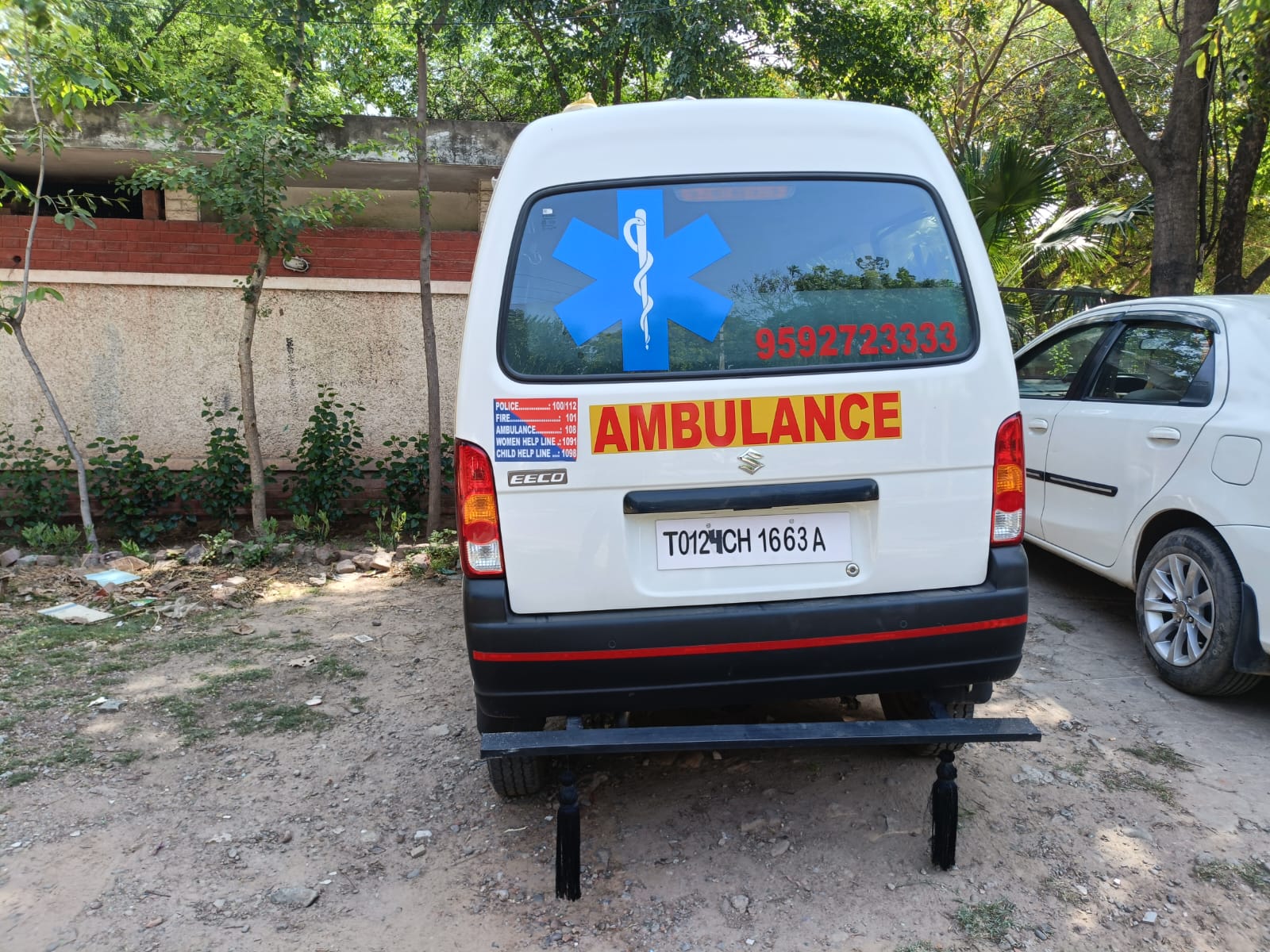 Ambulances with Private Numbers