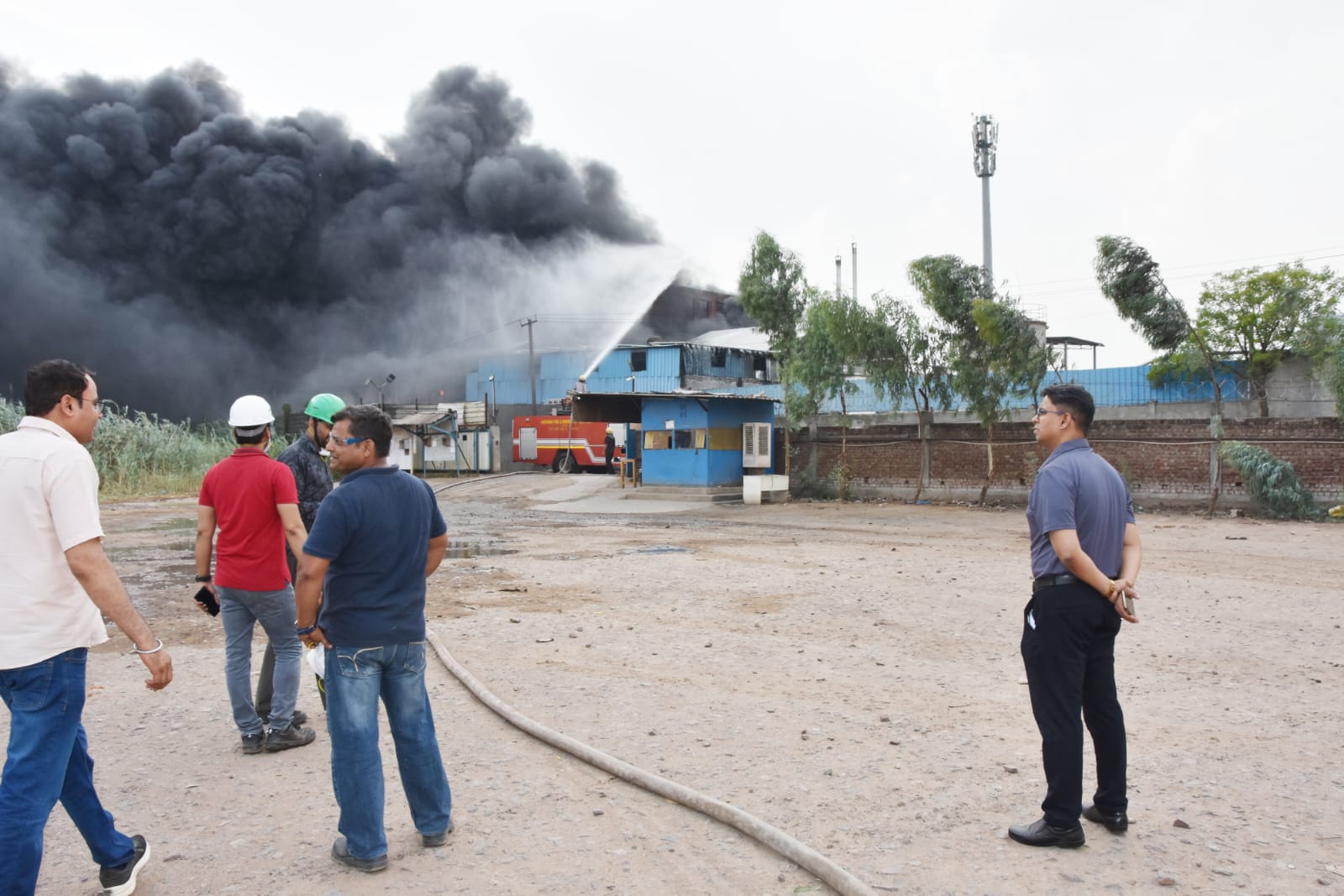 Fire breaks out at Adjel Chemical Company