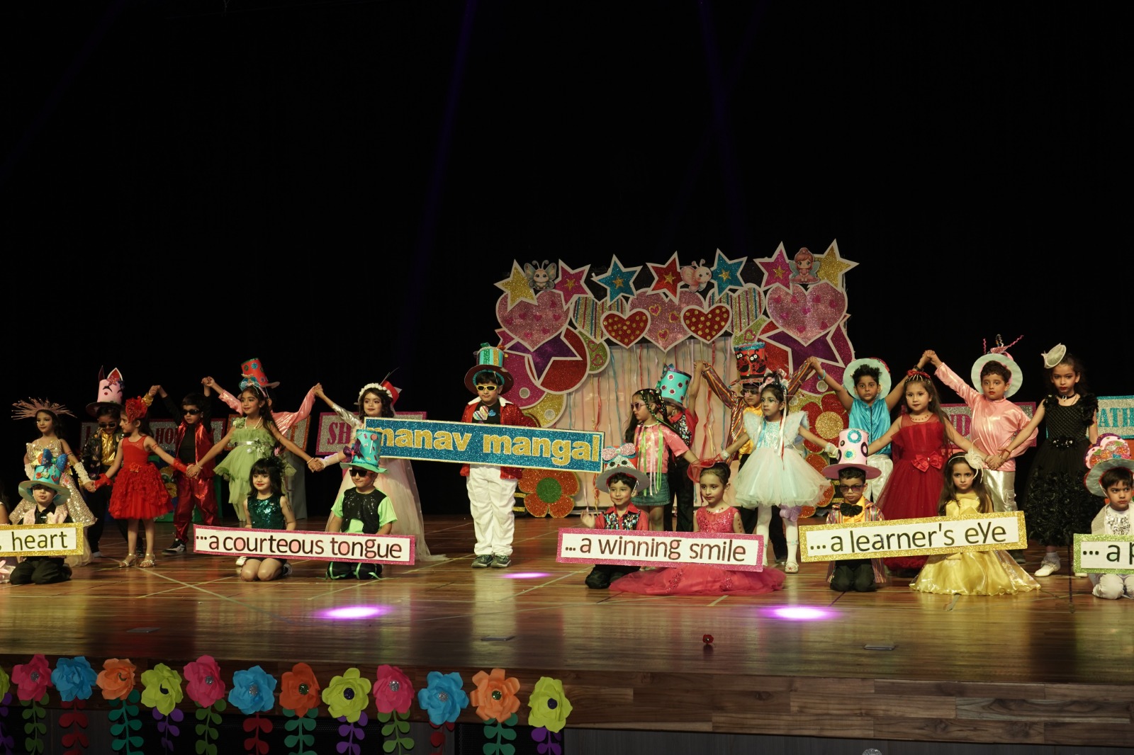 Manav Mangal Students gave the Message