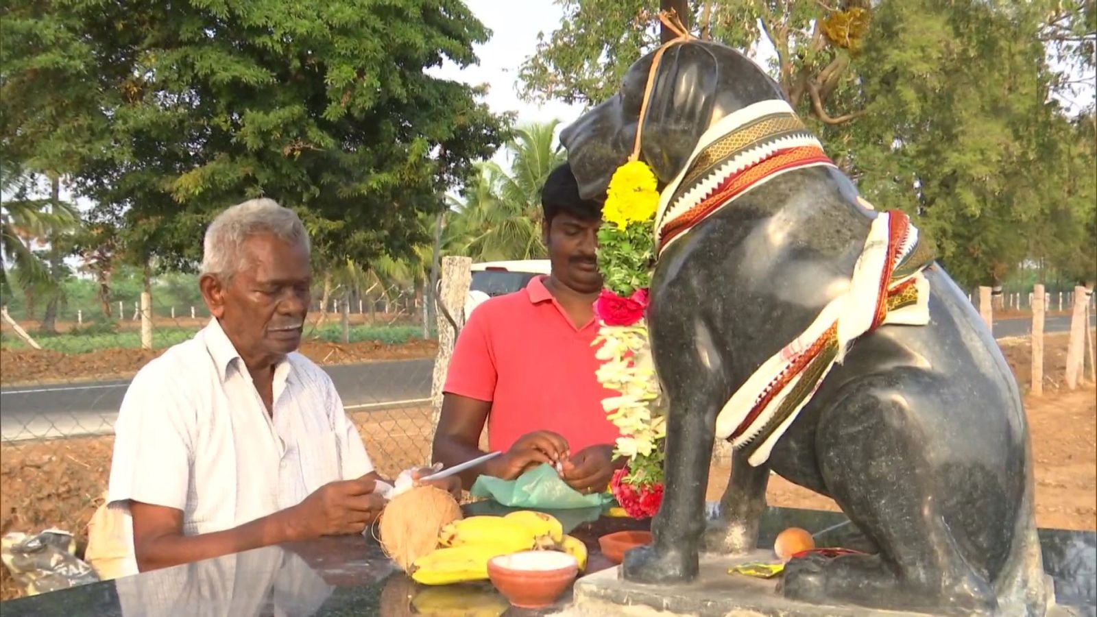 Tamil Nadu Man built temple of his pet dog in memory 