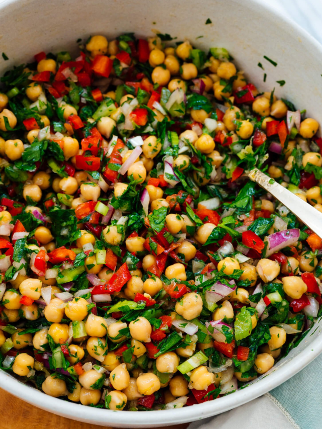 घर पर ऐसे बनाये cheakpea salad