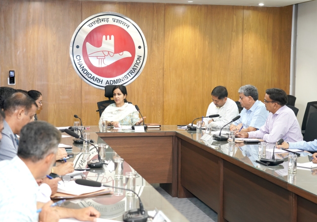 Engineering Department of Chandigarh Administration Convened a Meeting