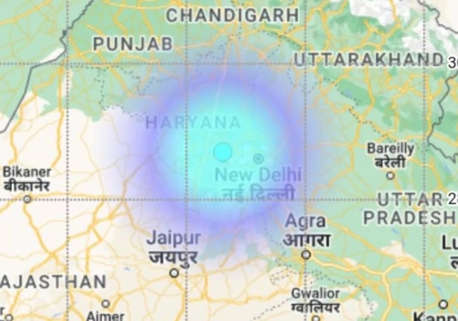 Earthquake in Delhi