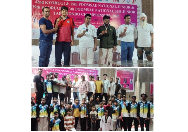 Andhra won third medal in National level Taekwondo Competition