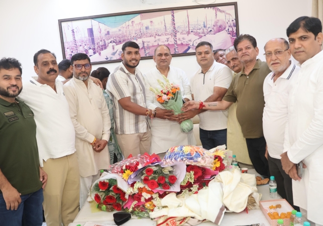 Baljeet Kaushik became the district president of Congress
