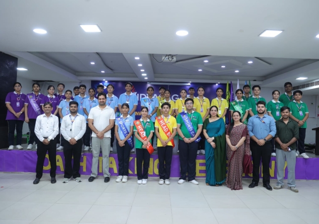 Investiture ceremony held at Vidyasagar International School