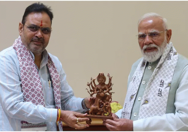 Rajasthan CM Bhajanlal Sharma presented