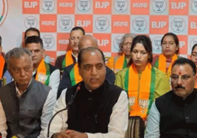 Jairam Thakurs scathing attack on the Sukhu government