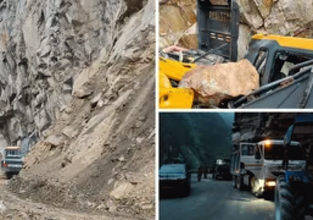 कैलास मानसरोवर यात्रा मार्ग पर दूसरे दिन भी यातायात ठप, 35 यात्रियों ने जोखिम उठाकर पार किया भूस्खलन क्षेत्र