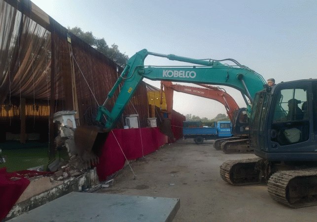 Action against illegal construction in Chandigarh Club: 