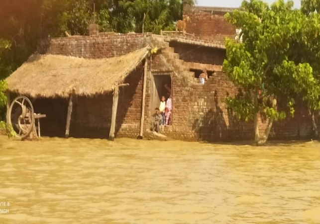 श्रावस्ती हुआ पानी-पानी