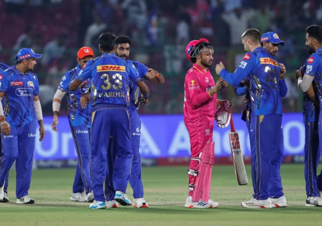 Mumbai Beat Rajasthan Royals