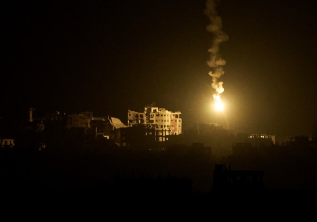 Heavy Bombing In Gaza